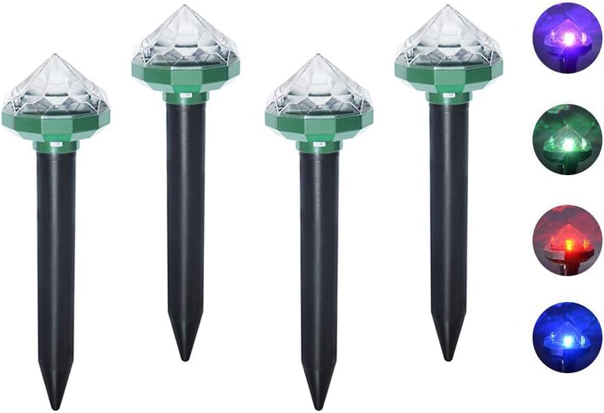 Solardriven djuravvisare för trädgård och gård – Miljövänligt skydd mot möss och gnagare