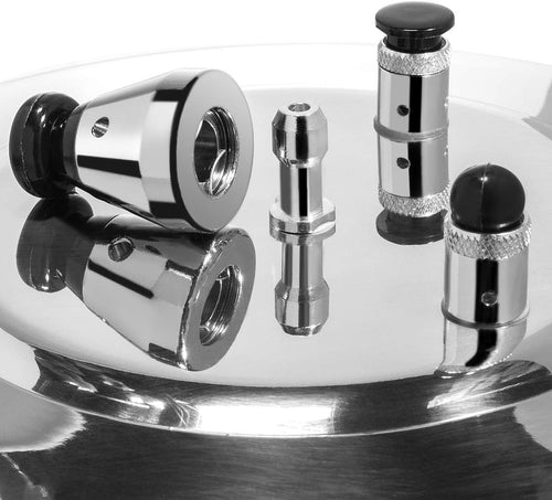 5L Exponeringssäker Tryckkokare – För Gaskokning &amp; Öppen Flamma – 22cm Förstärkt Design