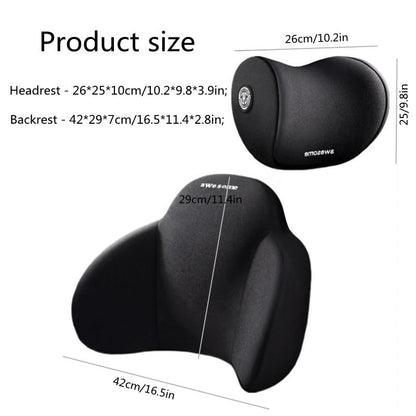 Bilstols huvudstöd &amp; ländryggsstöd kit