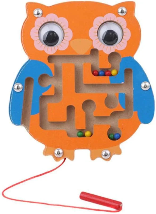 Animal Adventure Labyrint – Magnetiskt Träpussel