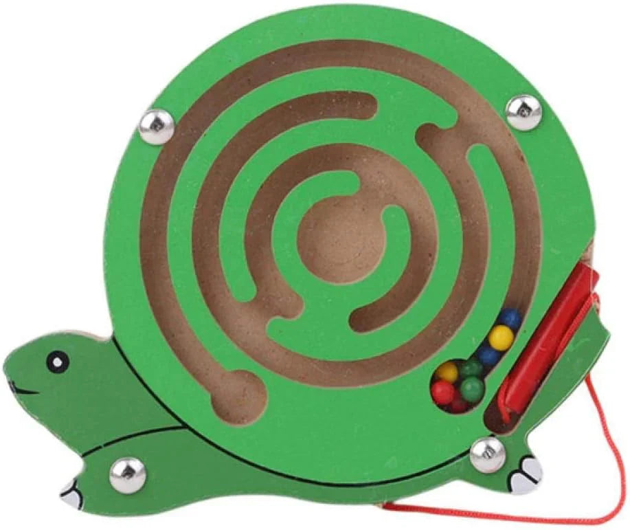 Animal Adventure Labyrint – Magnetiskt Träpussel