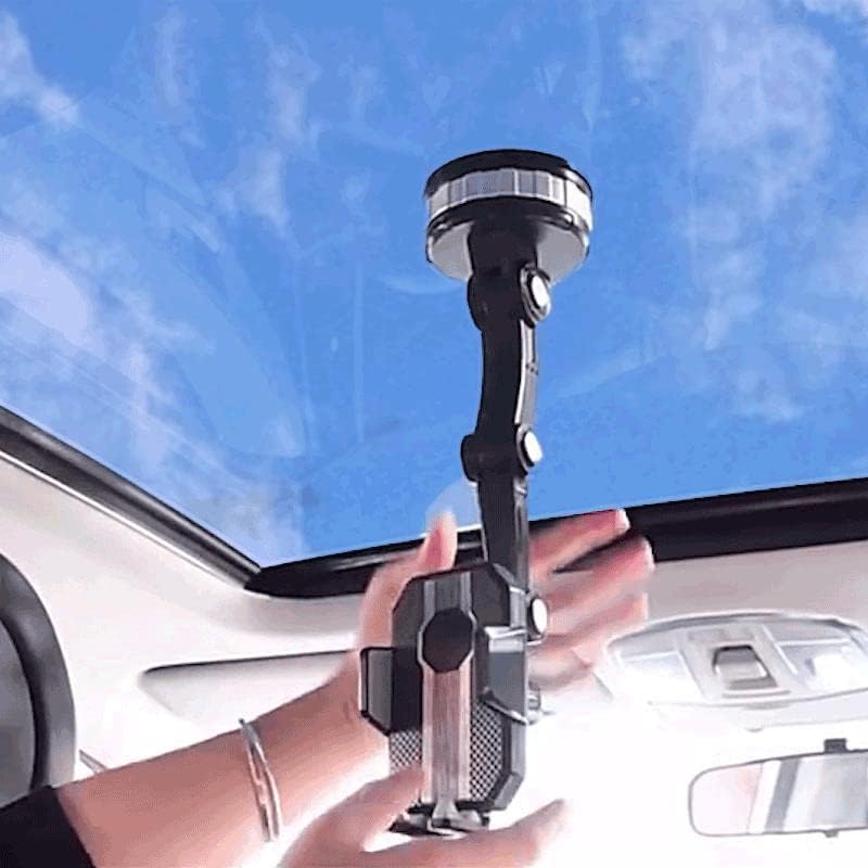 Royallure Biltelefonhållare – Stark sugkopp, 360° rotation, snabbgreppdesign