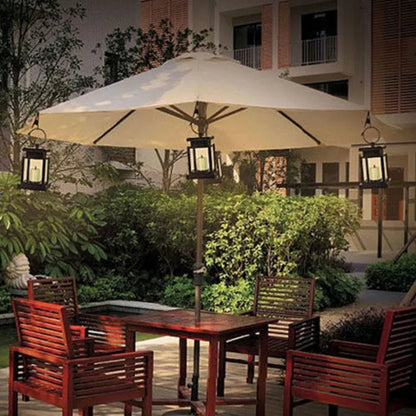 Solarlykta med LED-ljus – Hänglampa för trädgård och terrass, dekorerande ljus för utomhusområden