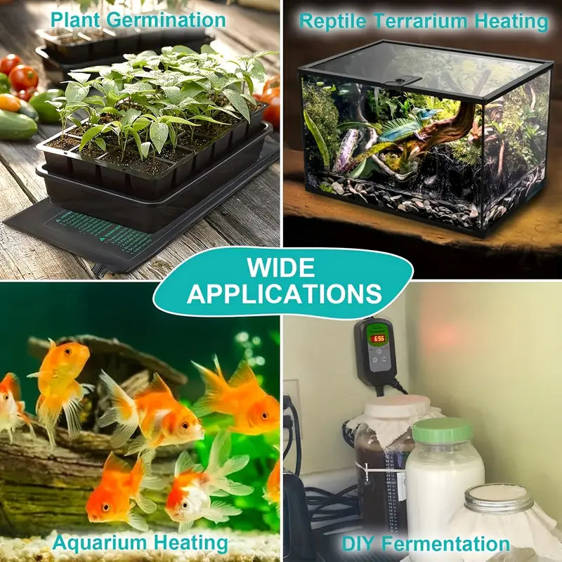 Värmematta för växtplantor – Temperaturreglering för snabbare groning och tillväxt