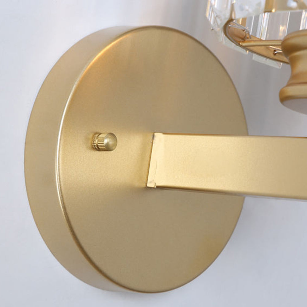 Crystal Hallway Wall Light | 5.9″×9.4″ | Järn‑Kristall Armatur | Hårdkopplad | Brick by Brick