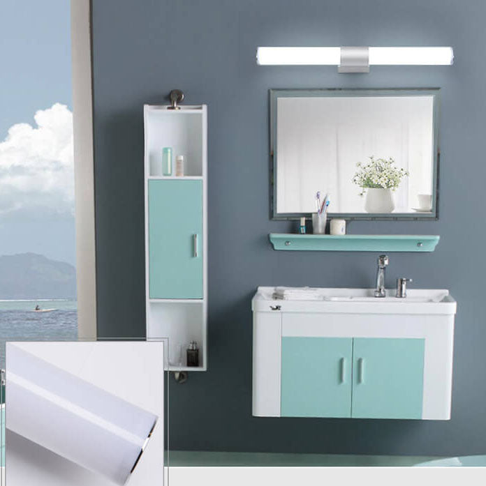 Modern minimalistisk LED-vägglampa för spegeln