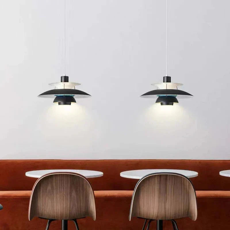 LED Hängande Lampa med Tygskärm