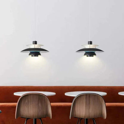 LED Hängande Lampa med Tygskärm
