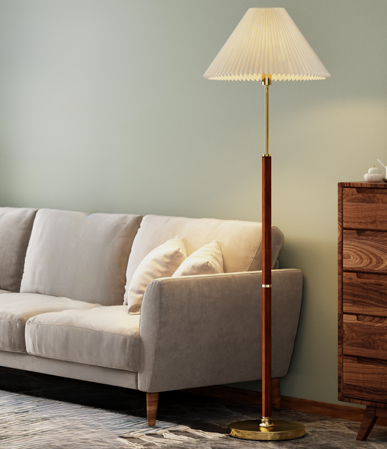 Lunara Shade | Tidlös golvlampa av rispapper i Japandi-stil