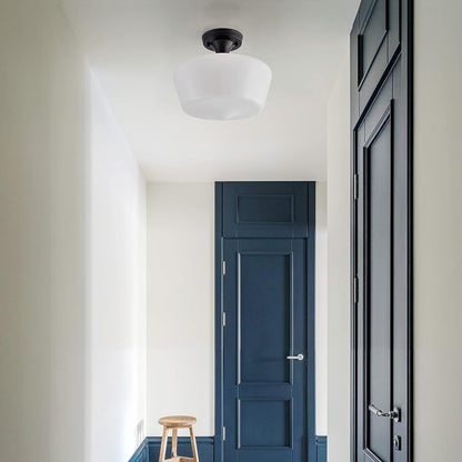 Bauhaus Crème Messing Taklampa för Hallen