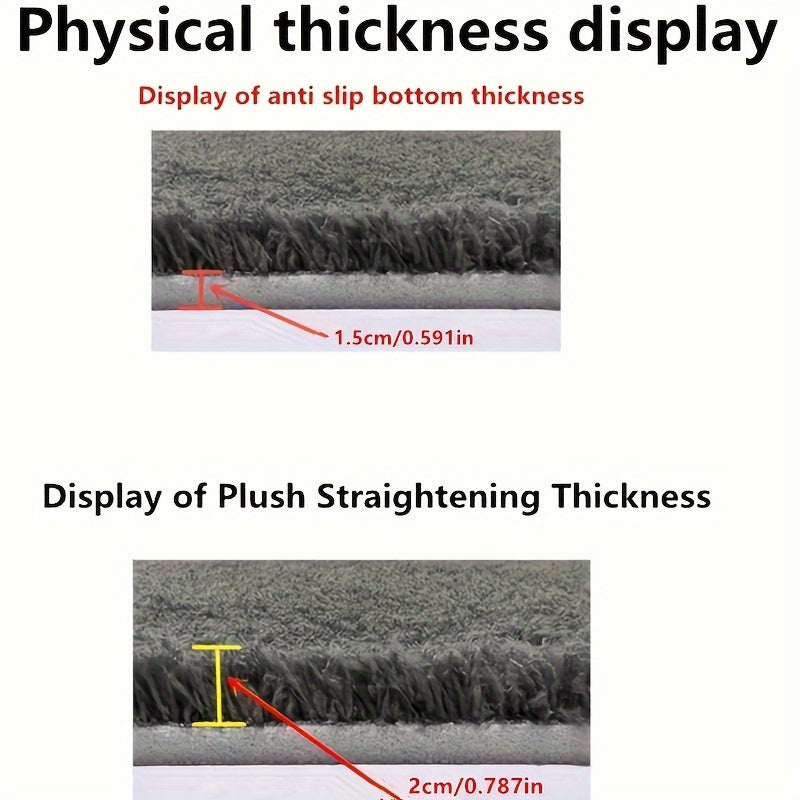 Premium Super Soft Badmatta - Absorberande, Halkfri och Bekväm för Badrummet