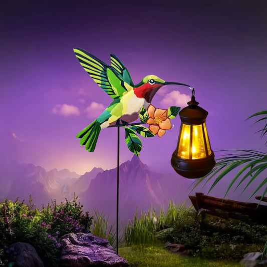 Utomhus solarlampor med Santa lykta