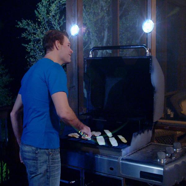 GlowDiscs – Utomhus solcellslampor, set om 8