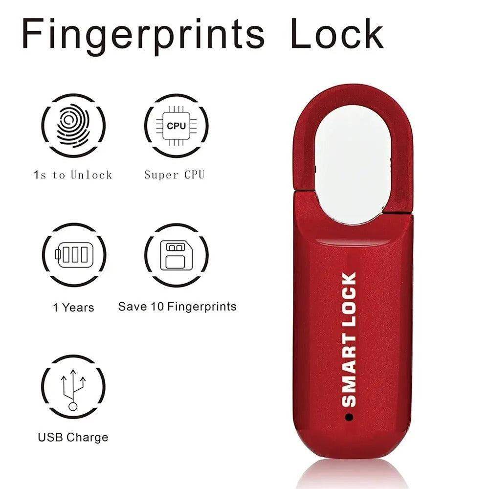 Smart Fingerprint Padlock – Nyckellös Biometrisk Säkerhetslås