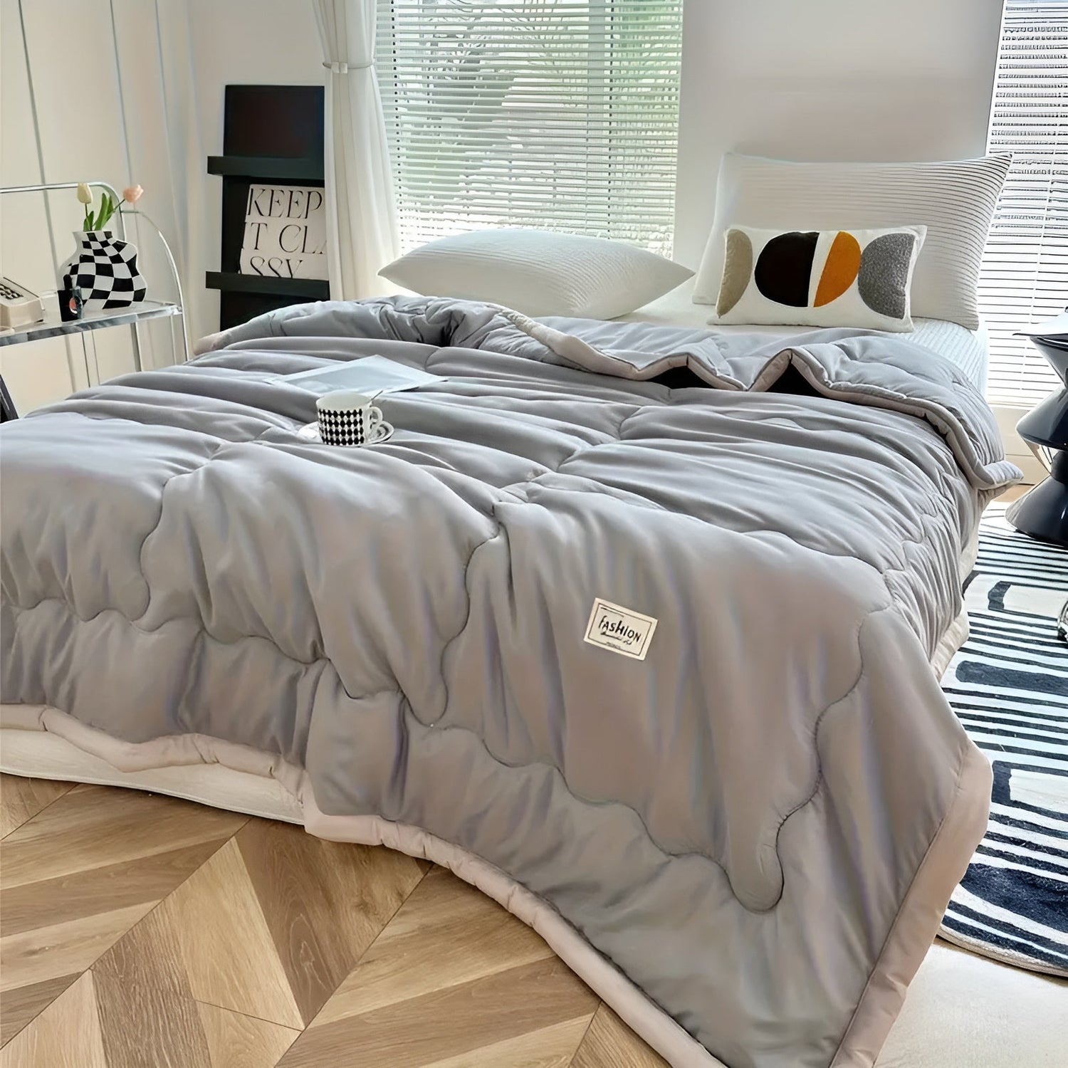 Lätt täcke för sommaren – Andas &amp; Mångsidig | För soffa, säng &amp; resor