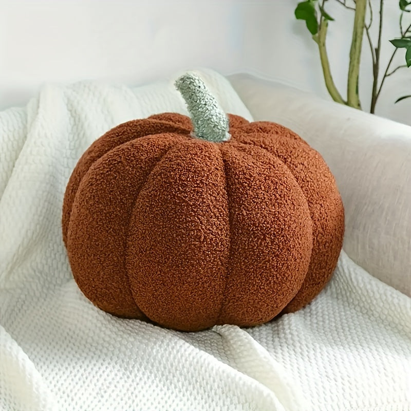 Mysig Pumpa Kudde - Mjuk, Färgglad Dekoration för Halloween och Fester