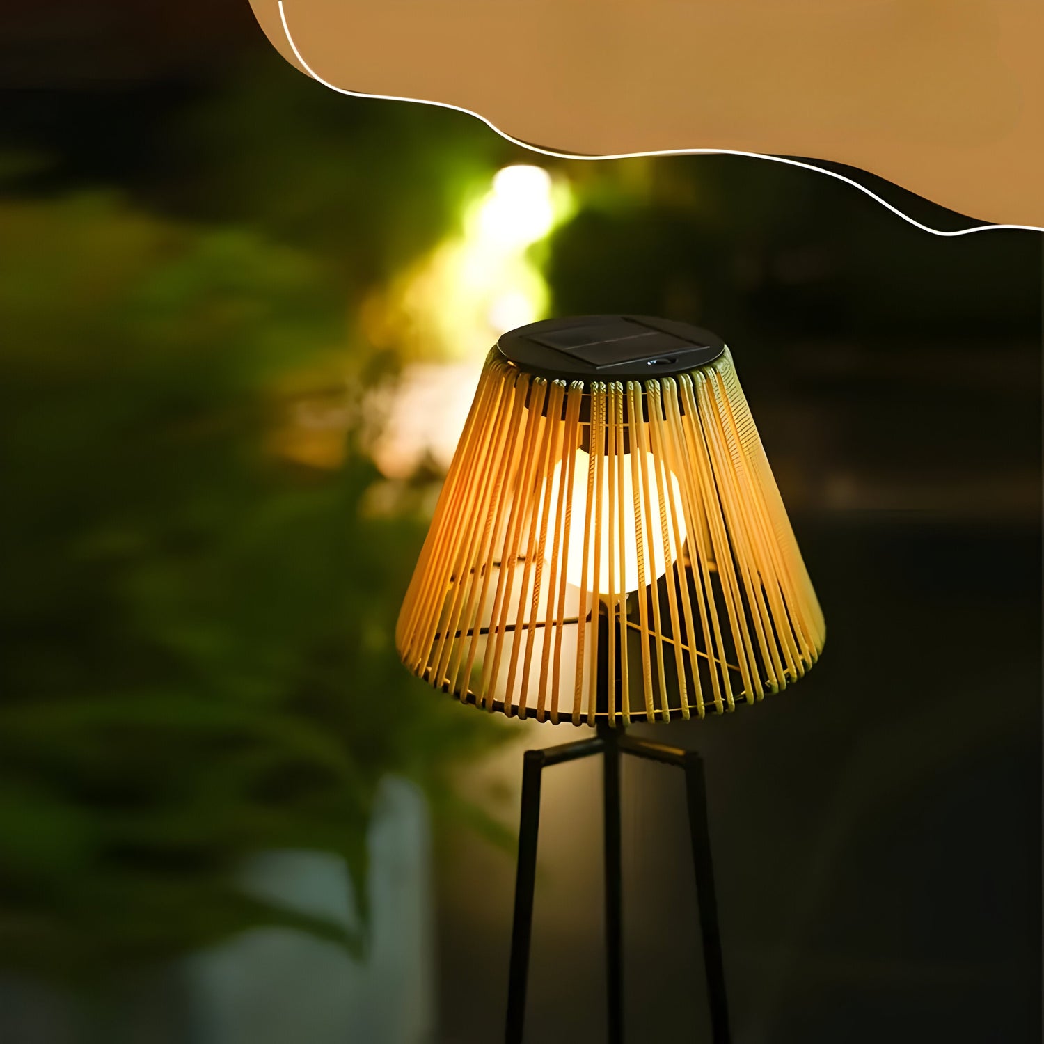 PrismWeave Light – Solcellslampa för utemiljöer för trädgårdsgångar