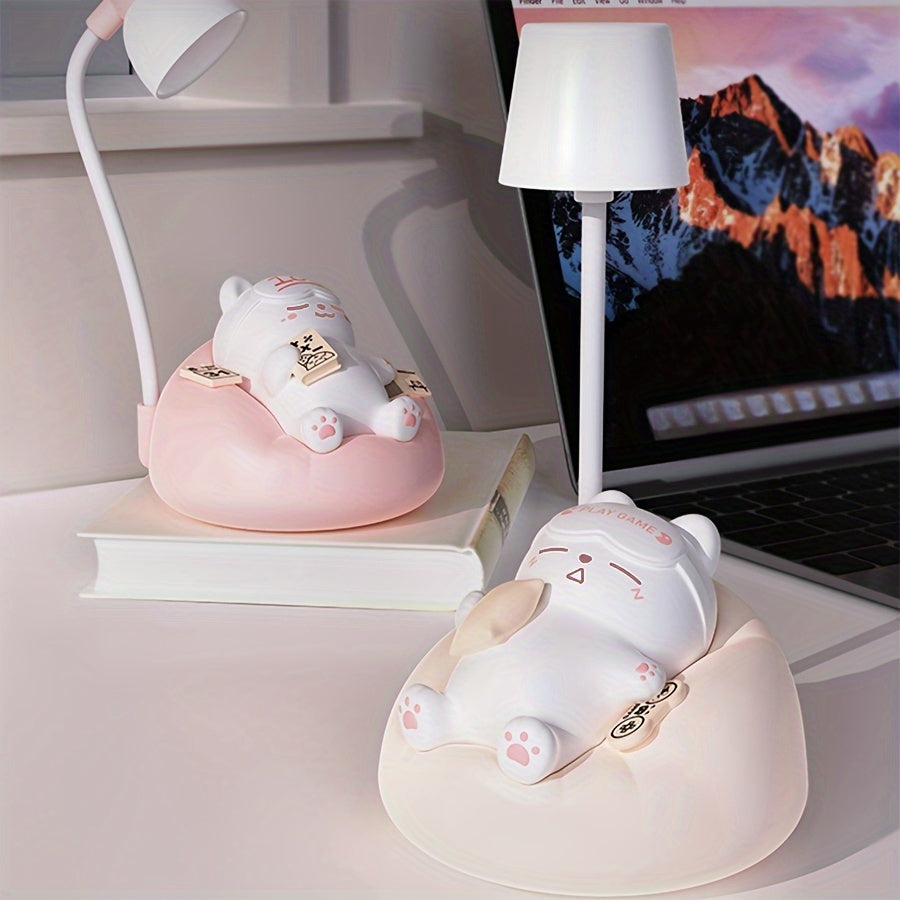 LumiKat - Mjuk Katt Nattlampa med USB Laddning