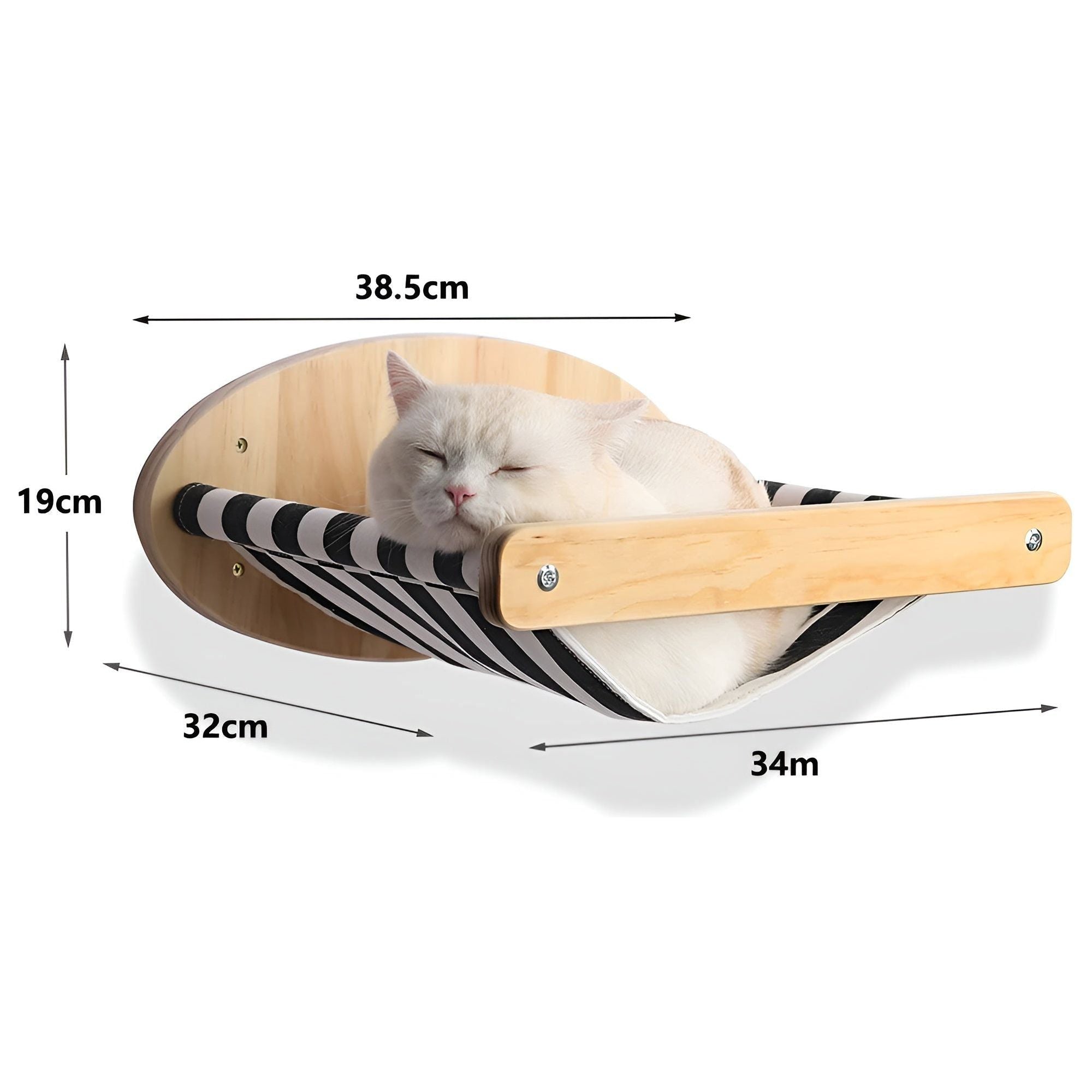 PurrMount Board - Väggmonterad kattklättrande bräda med klösträd