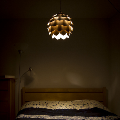 NatureGlow - Klurig naturinspirerad lampa med beröringskontroll för fridfulla rum