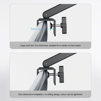 Ergonomisk nackkudde huvudstöd midj skyddskudde för kontorsstol