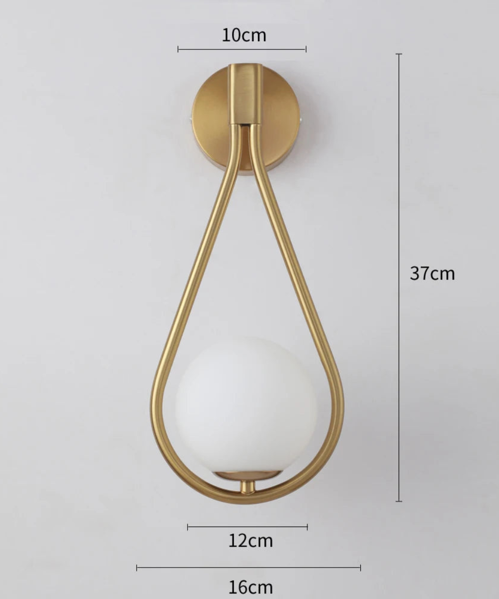 LuminSphere™ - Mid-Century Vägglampa