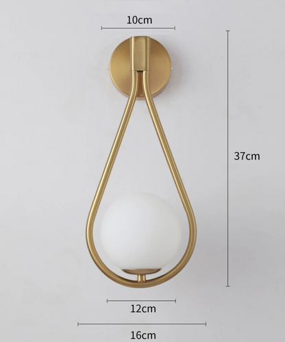 LuminSphere™ - Mid-Century Vägglampa