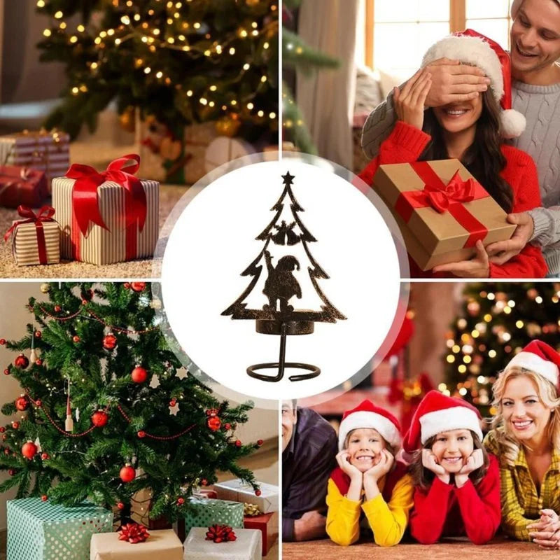 Carvallo | FestiveFlames - Ljusstake i järn i form av en julgran