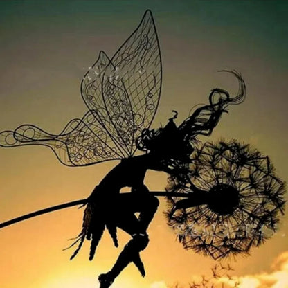 Fairy Stål Trädgårdsskulpturer