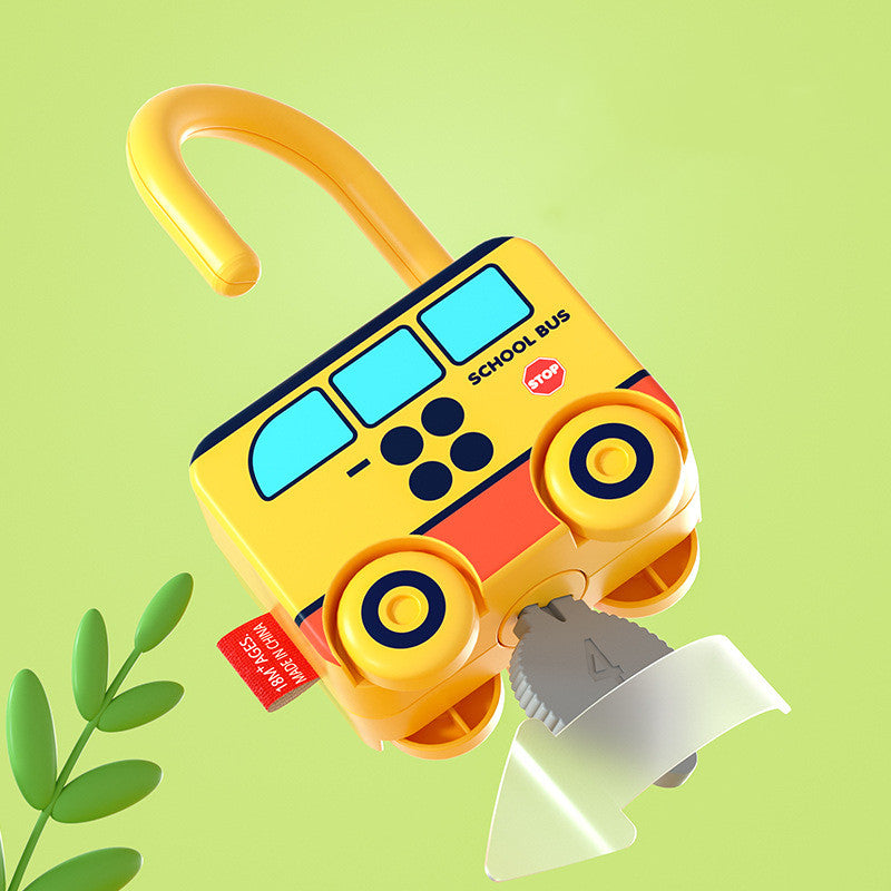 Lock &amp; Play - Montessori lärande leksak för småbarn med interaktiva lås