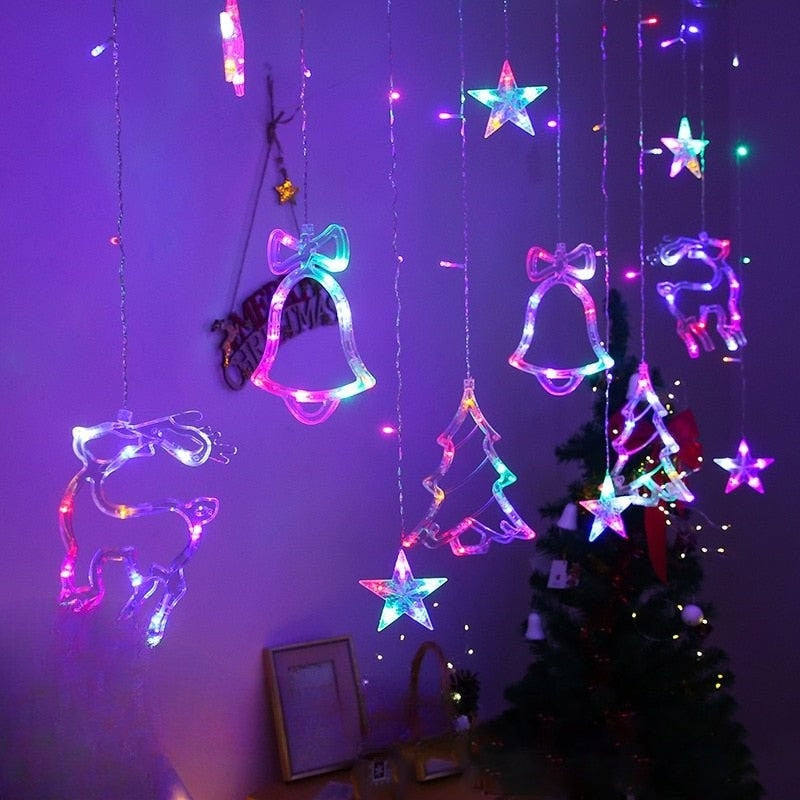 Carvallo – Stjärnformade Ljuskedjor med Kaskad-effekt för en Magisk Stämning