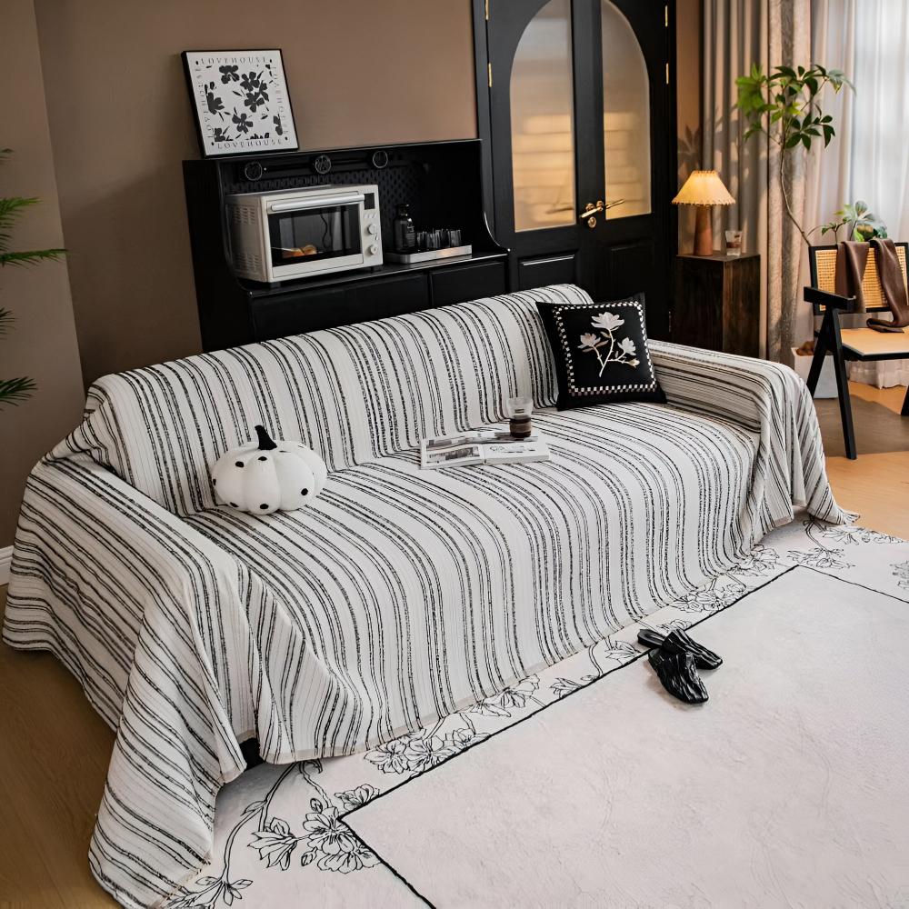 Regal Stripes Chenille Sofföverdrag