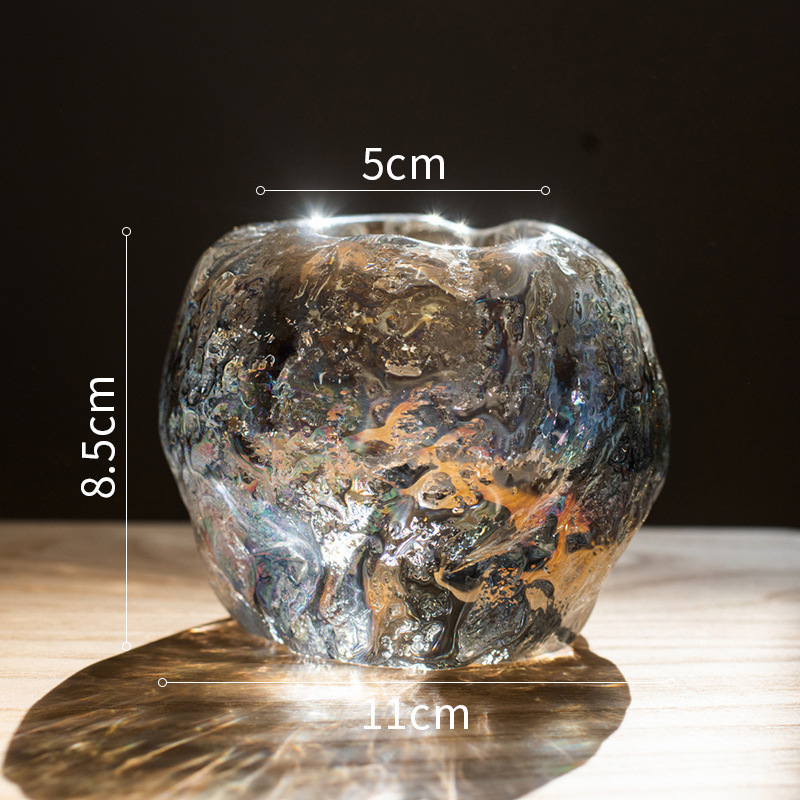 Glas Teelichthållare – Dekorativ ljusstake i klart glas för mysig belysning