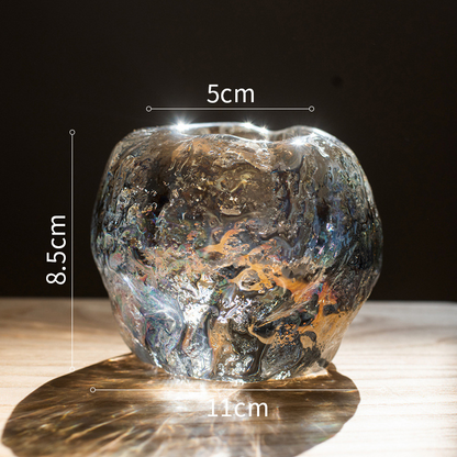 Glas Teelichthållare – Dekorativ ljusstake i klart glas för mysig belysning