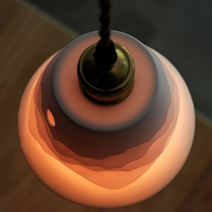 MountainGlow – Stilig keramisk pendel med LED och justerbar höjd