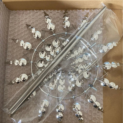 Ny Anti-Rost Magisk Metall Vindmolle-Kinetiska Metall Vindsnurror