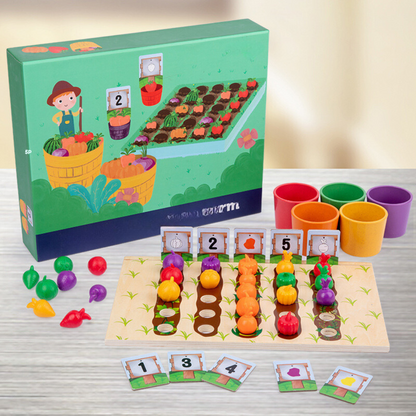 Montessori Färger &amp; Nummer Bondgård Lärande Spel
