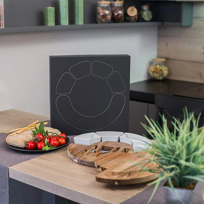 GrandeBoard – Elegant Akacia Trä Ostbräda Set