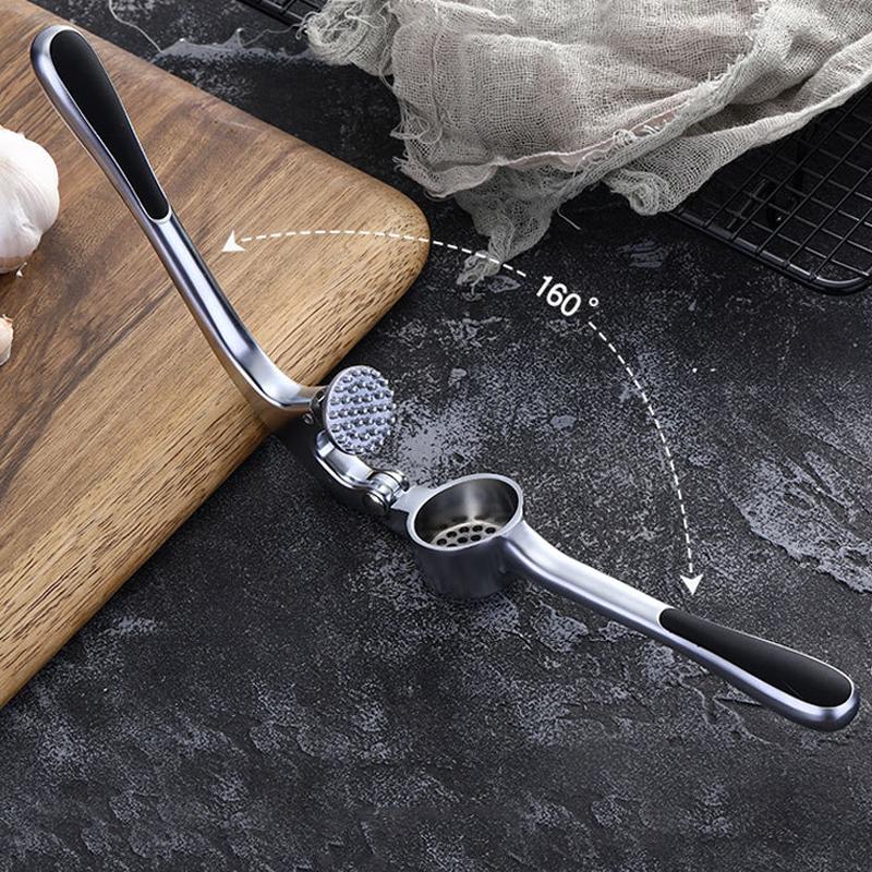 Carvallo - Rostfritt stål vitlökspress med ergonomiskt handtag