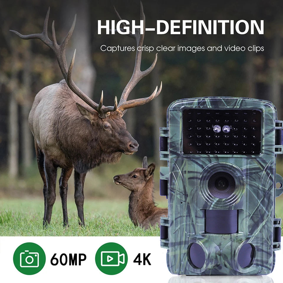 4K Ultra HD Jakt Trail Kamera med WIFI &amp; Live Nattvision Streaming