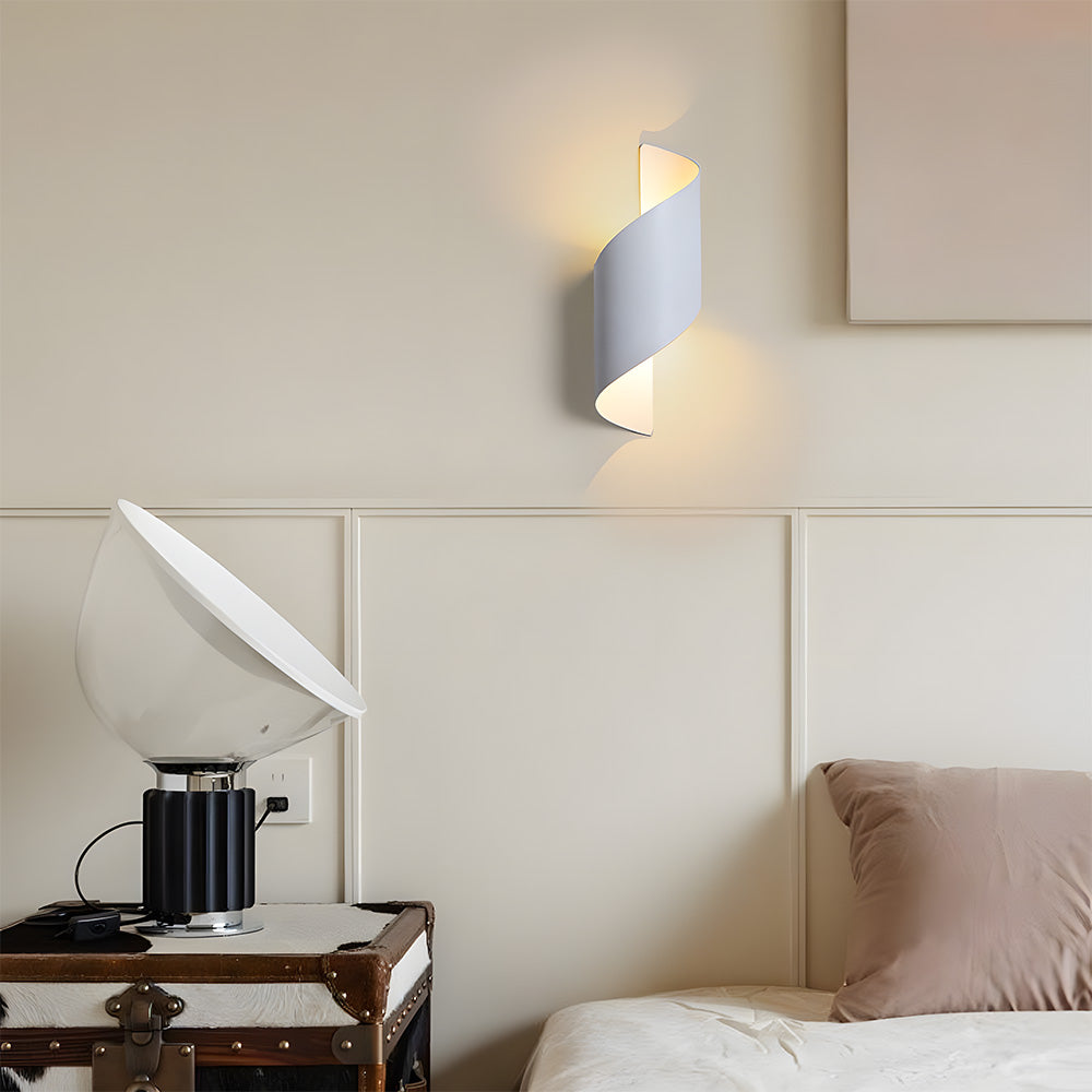 LED Vägglampa med Minimalistisk Aluminiumdesign