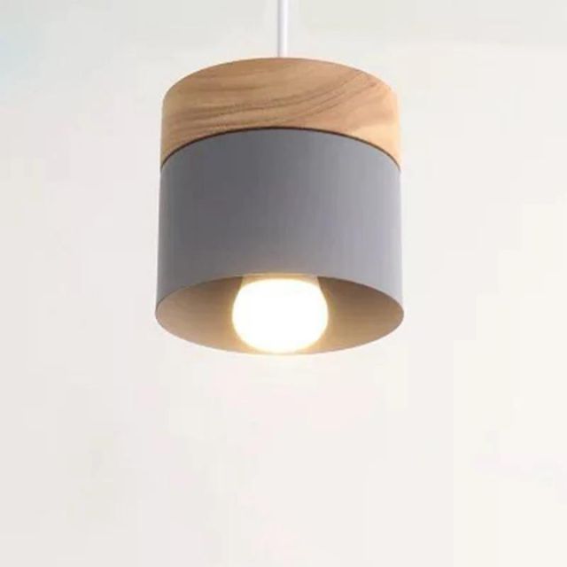 WoodGlow– Elegant cylindrisk pendel för moderna rum