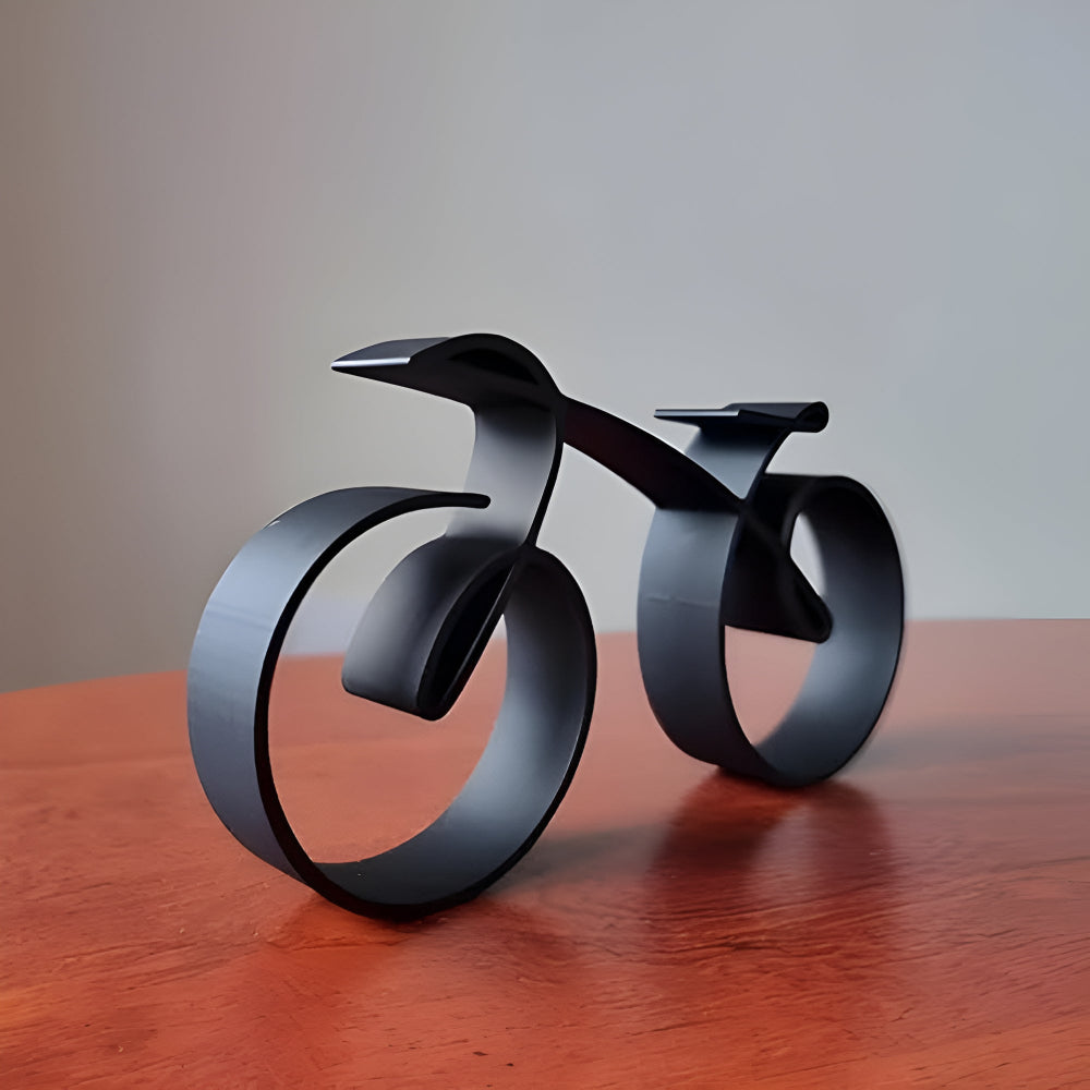Urban Cyclist Abstrakt Dekor