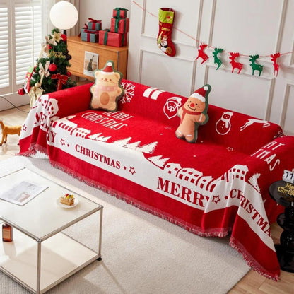 Snöflingor Helg Sofföverdrag