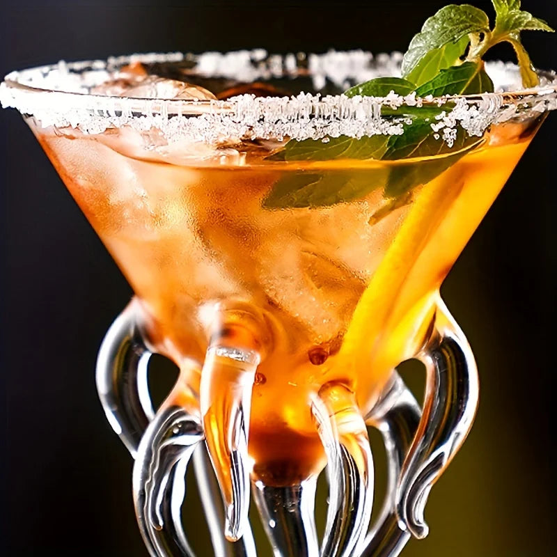 Carvallo - Unik bläckfisk-inspirerad Martini-glas för stiliga hembarer