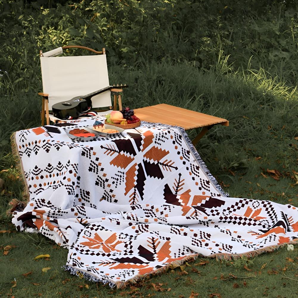 Maroccan Boho-mönster Picknickmat