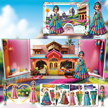 Fällbar Klädsetdocka Modeboutiquestaty