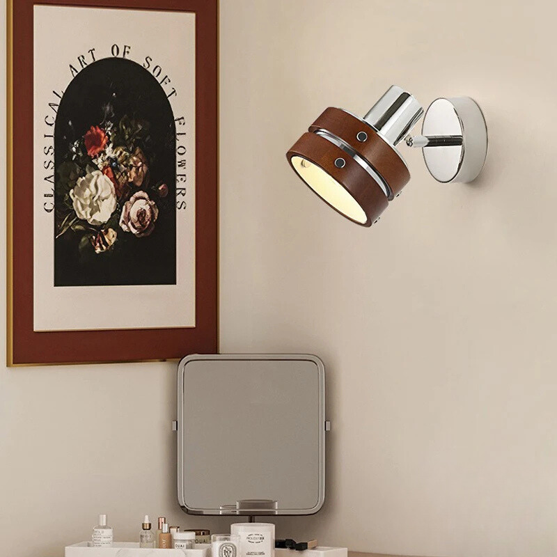 Teleskoplampa - Teleskopisk Arm Sänglampa Læselys Vintage Punk Stil