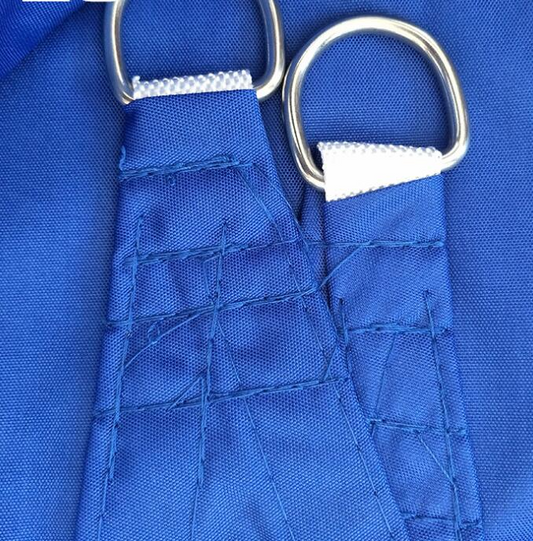 Rektangulärt solskydd – UV-beständigt solskyddssegel med rep