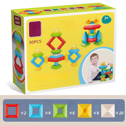 Barnvänliga Montessori stapelstenar